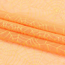 Spiderweb Foiled Mesh Spandex Fabric | Blue Moon Fabrics