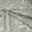 Cloud 9 Foil Printed Brushed Terry Fleece Fabric | Blue Moon Fabrics