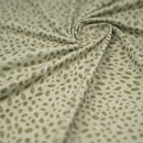 Abstract Animal Foiled EcoDelish Double Peached Melange Fabric | Blue Moon Fabrics