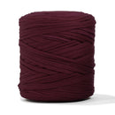 Recycled T-Shirt Fabric Yarn - Burgundy Color