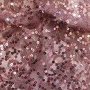 Charlize Stretch Lace Sequin Fabric | Blue Moon Fabrics