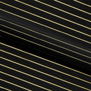 Chicago Foiled Line Spandex Fabric | Blue Moon Fabrics