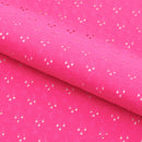Eyelet Polyester Spandex Jacquard Fabric | Blue Moon Fabrics