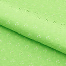 Eyelet Polyester Spandex Jacquard Fabric | Blue Moon Fabrics