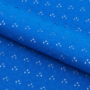 Eyelet Polyester Spandex Jacquard Fabric | Blue Moon Fabrics