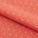 Eyelet Polyester Spandex Jacquard Fabric | Blue Moon Fabrics