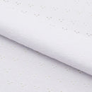 Eyelet Polyester Spandex Jacquard Fabric | Blue Moon Fabrics