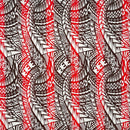 Traditional Polynesian Tattoo Muslin Cotton Fabric | Islands Fabric