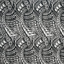 Traditional Polynesian Tattoo Muslin Cotton Fabric | Islands Fabric