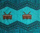 Traditional Tonga Tattoo Kava Bowl Center Cotton Fabric | Islands Fabric