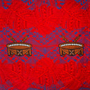 Monstera Double Border Cotton Fabric | Islands Fabric