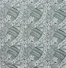 Hibiscus Traditional Polynesian Tattoo Poly Cotton Fabric | Islands Fabric