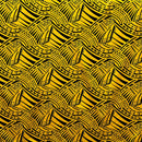 Traditional Polynesian Pattern Polyester Foil Fabric | Islands Fabric