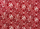 Islands Bloom Tattoo Waves Polyester Light-Barkcloth Fabric | Islands Fabric