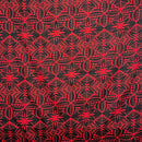Traditional Polynesian Geometric Design Light Barkcloth Fabric | Islands Fabric