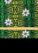 Tiare Polynesian Geometric Design Cotton Fabric | Islands Fabric