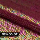 Illusion Anaconda Foil Printed Stretch Velvet Fabric | Blue Moon Fabrics