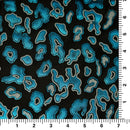 Leo Party Foil Printed Spandex Fabric | Blue Moon Fabrics