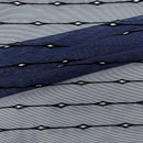 Linear Flocked Stretch Mesh Fabric | Blue Moon Fabrics