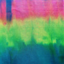 Midnight Blue Tie Dyed Foiled Spandex Fabric | Blue Moon Fabrics