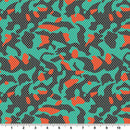 Pop Art Camouflage Printed Spandex Fabric | Blue Moon Fabrics