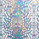Naga Foil Printed Spandex Fabric | Blue Moon Fabrics