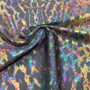 Naga Foil Printed Spandex Fabric | Blue Moon Fabrics