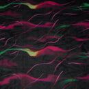 Neon Northern Lights Printed Power Mesh Fabric | Blue Moon Fabrics