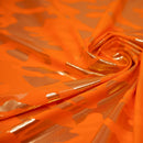 Neon Nugi Foil Printed Cationic Spandex Fabric | Blue Moon Fabrics
