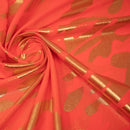 Nugi Foil Printed Spandex Fabric | Blue Moon Fabrics