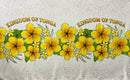 White colored Plumeria Kingdom of Tonga Rayon Sarong
