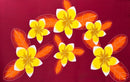 Auburn Plumeria Polyester Sarong
