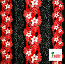 Triple Tropical Border Rayon Fabric | Islands Fabric