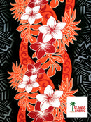Triple Tropical Border Rayon Fabric | Islands Fabric