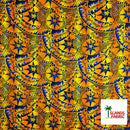 Plumeria Star Design Rayon Fabric | Islands Fabric