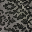 Renee Embroidered Mesh Fabric | Blue Moon Fabrics