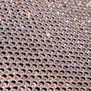 Rhinestone Aluminum Scale Mesh | Blue Moon Fabrics