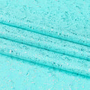 Robins Egg Speckle Spandex Fabric | Blue Moon Fabrics