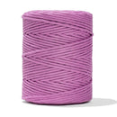SOFT COTTON CORD ZERO WASTE 4mm - 1 SINGLE STRAND - LILAC PINK