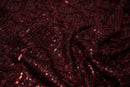 Shimmy Polyester Mesh with Dangle Sequin Fabric | Blue Moon Fabrics