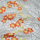 Spring Has Sprung Embroidered Mesh Fabric | Blue Moon Fabrics