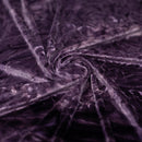 Tempest Tie Dye on Revival Crushed Stretch Velvet Fabric | Blue Moon Fabrics
