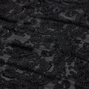 Versailles Burn Out Stretch Velvet Fabric | Blue Moon Fabrics