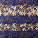 Tiare Garden Glitter Polyester Fabric | Islands Fabric