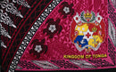 Kingdom of Tonga Seal Turtle Plumeria | Sarong Pink