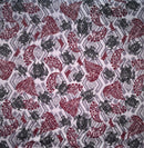 Taupe/Maroon Sea Turtle print