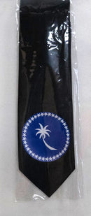 Black Tie with Chuuk State Flag