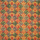 Red/Black/Yellow Traditional Polynesian Tattoo All Over design Polyester Fabric