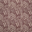 Burgundy colored Traditional Polynesian Tattoo Fabric