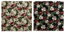 Swatches of Tropical Garden Cotton Light-Barkcloth Fabric
